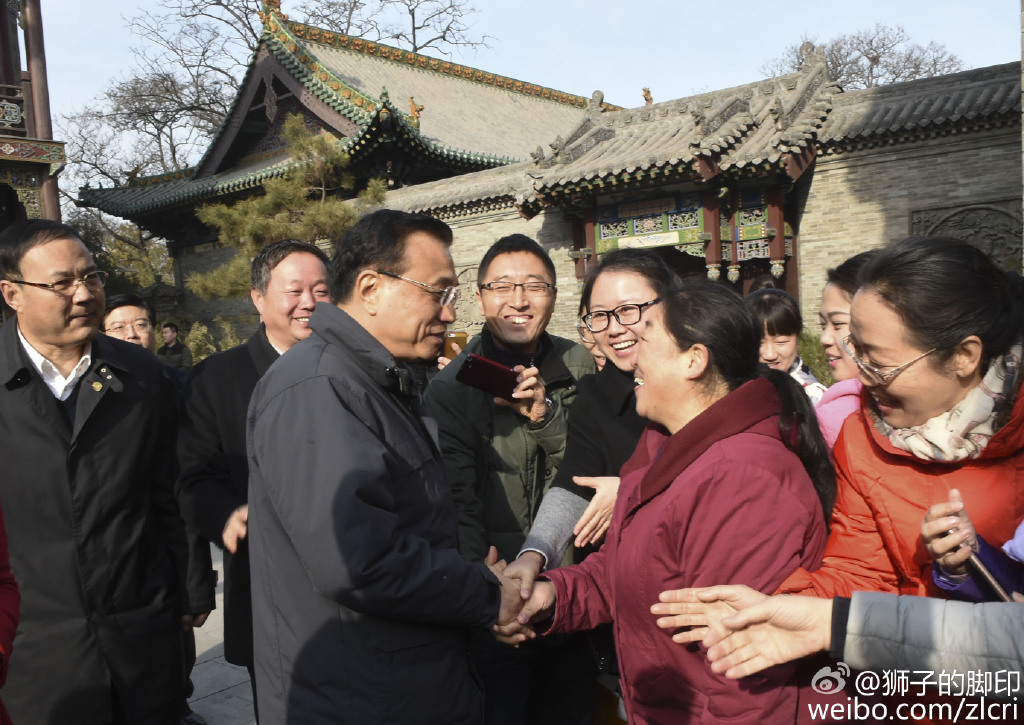 李克强考察晋商博物馆：诚信进取是晋商精神也是华商精神