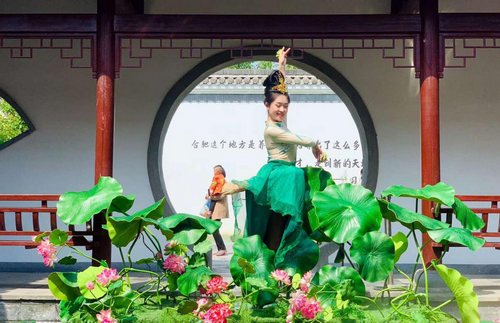 【河南供稿】五一假期 近十七万人赏玩郑州园博园