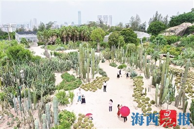 5A级美化园林植物园在"蝶变" 南门项目今年9月完工