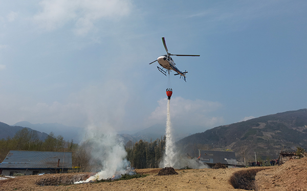 绵阳北川县举行2021年森林草原防灭火应急实战演练_fororder_3