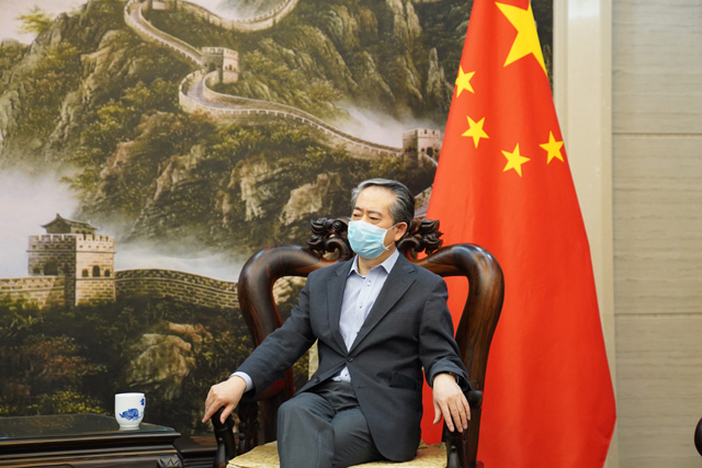 中国驻越南大使：中越双方务实合作将迎来诸多发展机遇_fororder_中国驻越南大使  熊波-1