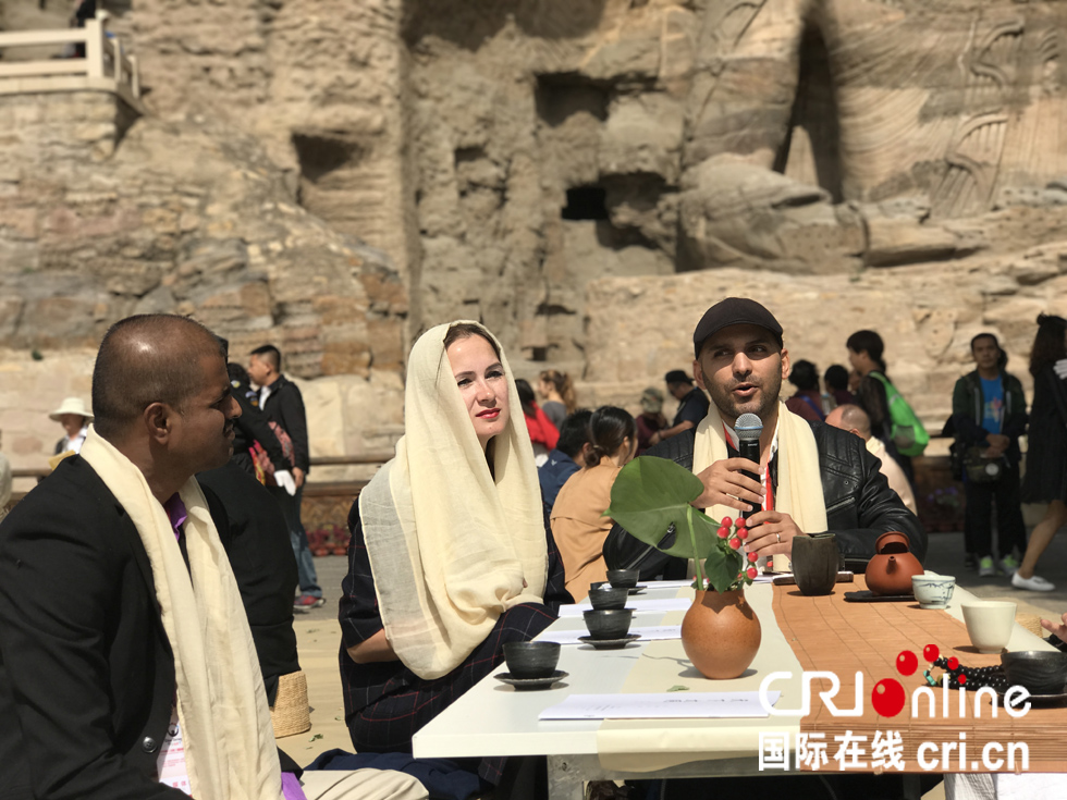 中国国际广播电台波斯语专家、伊朗籍的马西亚尔•古提在现场分享感受_fororder_微信图片_20170923120350