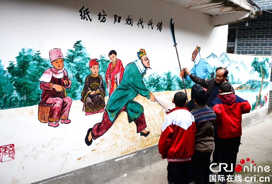 贵州铜仁沿河：土家纸坊阳戏 体验民俗古文化（组图）_fororder_土家4