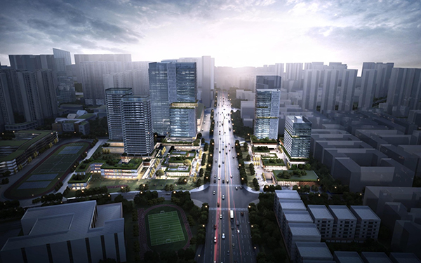 成都锦江区：让“上班的路”“回家的路”更加舒心美好_fororder_锦江区东光南站TOD一体化城市设计效果图-供图-成都市锦江区委宣传部