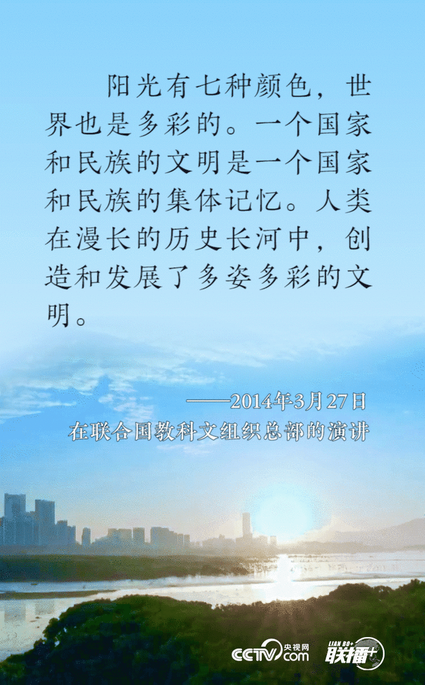 习近平文明交流“话中画”