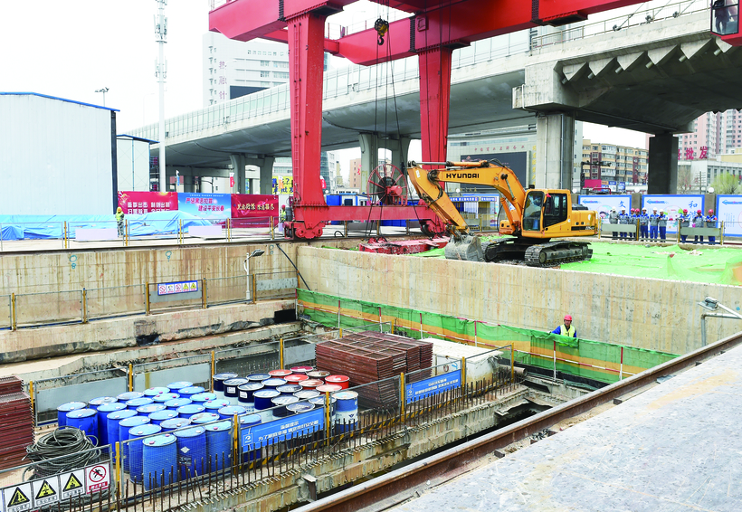 长春轨道交通3号线东延线工程加紧建设中