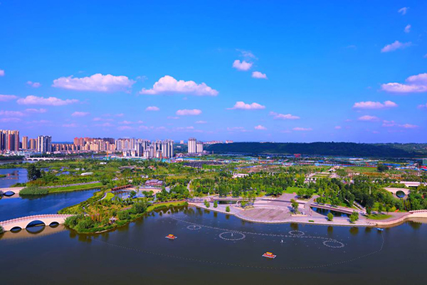 2021千禾眉山东坡半程马拉松赛事路线与沿途景点特色点亮出炉_fororder_东坡城市湿地公园-供图-眉山市委宣传部