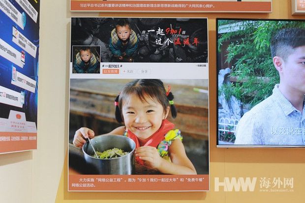 "砥砺奋进的五年"成就展:八旬老太触网带村民致富