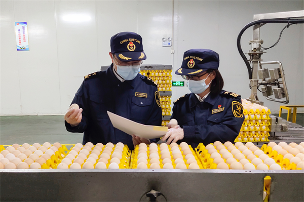 【通讯员为武汉海关工作人员】武汉海关“对外推荐注册” 助力湖北蛋制品出口韩国_fororder_图片4