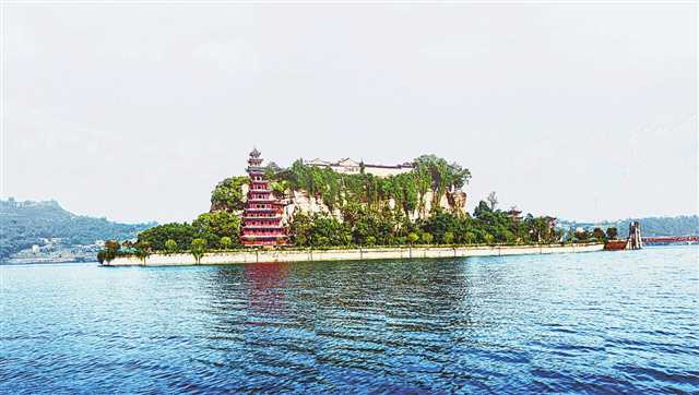 “长江盆景”石宝寨