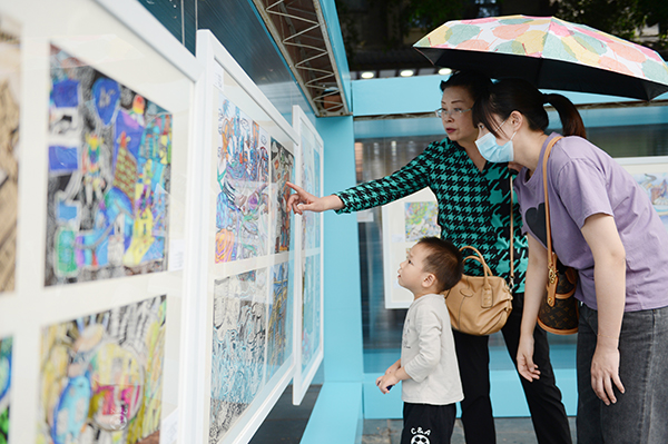“桐”心向党 泡桐树小学举办美术展_fororder_微信图片_202105310934153