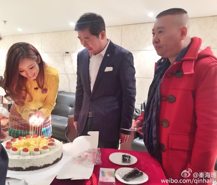 张国立迎61岁生日 秦海璐郭德纲为其庆生(图)