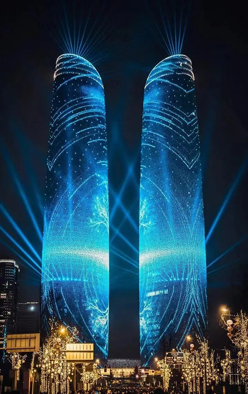 “点亮幸福美好生活 发现成都最美夜景”作品征集活动启动_fororder_金融城双塔-供图-成都市城市管理委员会