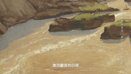 “万里黄河第一坝”！《美术经典中的党史》带你走近油画《黄河三门峡·中流砥柱》……