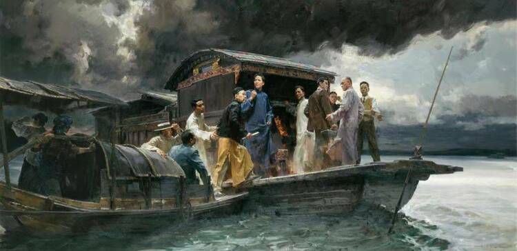 “伟大征程 时代画卷——庆祝中国共产党成立100周年美术作品展”在京开幕_fororder_04