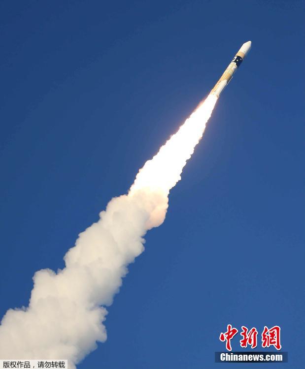 日本载X射线天文卫星H2A火箭发射