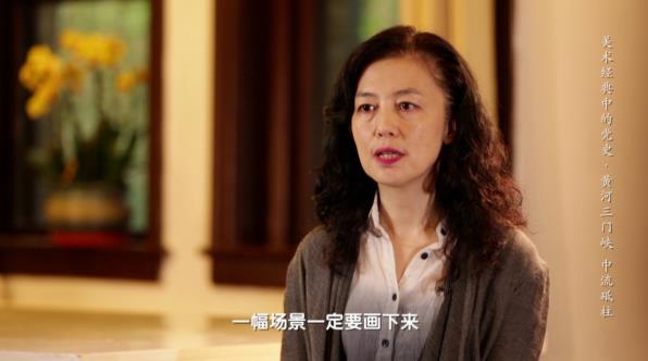 “万里黄河第一坝”！《美术经典中的党史》带你走近油画《黄河三门峡·中流砥柱》……