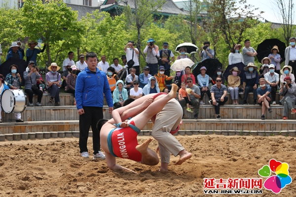 【组图】迎端午 朝鲜族摔跤比赛火热开赛