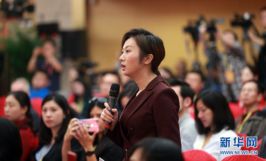 中国国际电视台记者提问