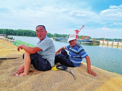 周口航运将再现“黄金水道”盛景 河南小麦“坐”船通江达海