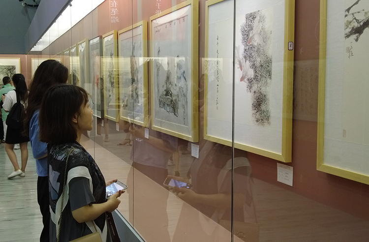 成都武侯祠博物馆“庆祝建党100周年·书画艺术”作品展开幕_fororder_微信图片_20210630141925