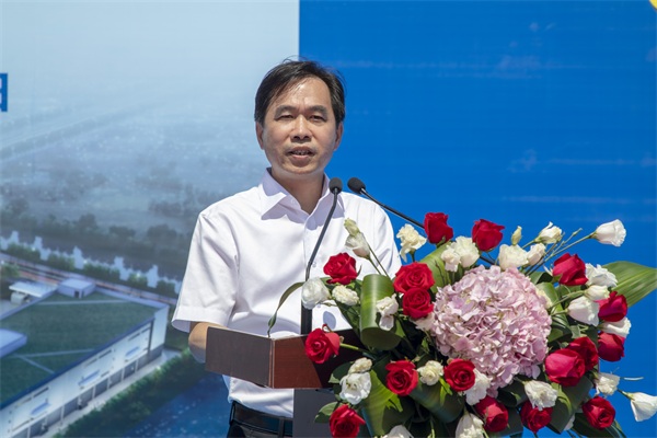 福建八方电商物流园开工 壮大平潭跨境电商产业_fororder_福建港口集团党委副书记、总经理陈志平致辞 摄影 黄玮
