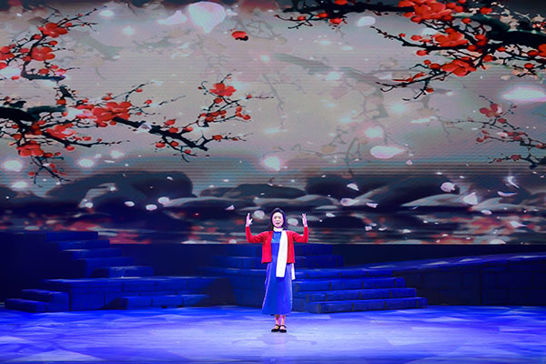 四川自贡：纪念江姐诞辰101周年 永远的江姐专场文艺晚会精彩上演_fororder_3曲艺·故事《江姐》（摄影-廖志全）