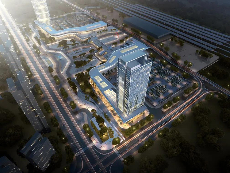 绿地宜宾积极融入城市发展格局 助力区域产业升级_fororder_宜宾城际空间站效果图-供图-绿地宜宾