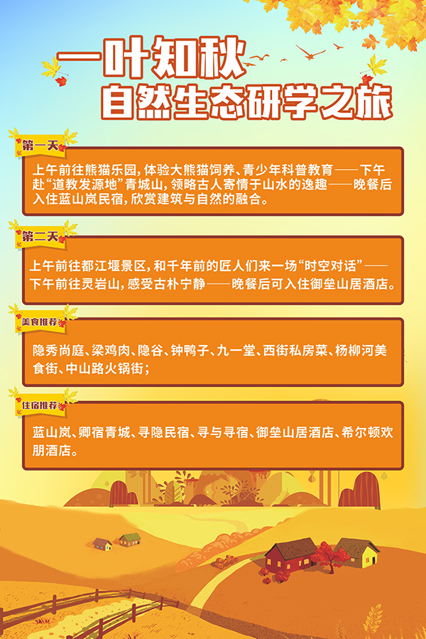“双节”醉金秋 都江堰发布四条秋季精品旅游线路_fororder_第三条秋季精品旅游线路-供图-都江堰市委宣传部