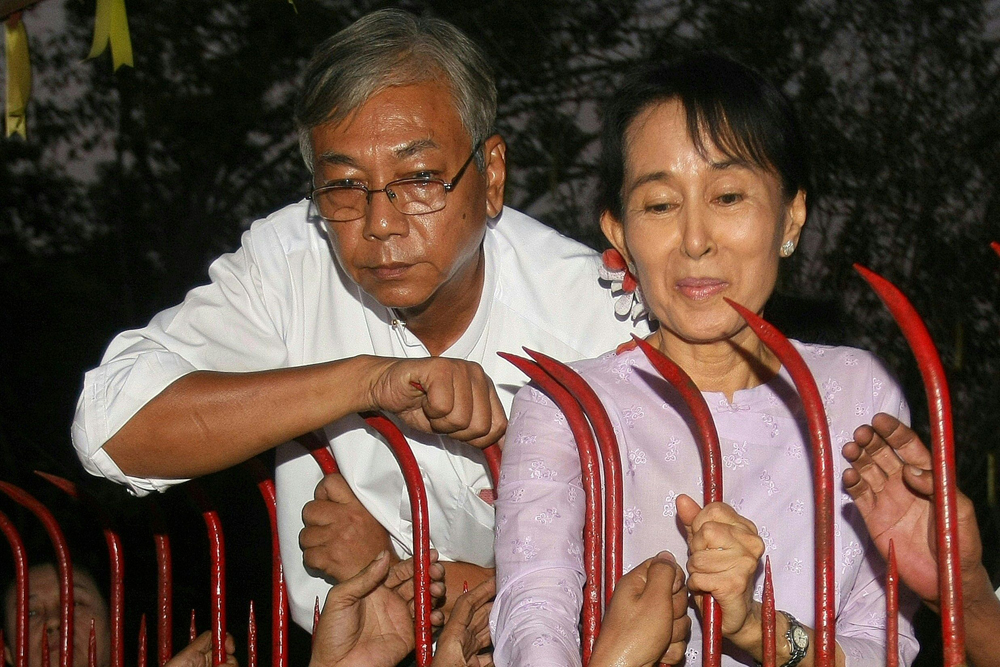 昂山素季亲密助手吴廷觉成为缅甸下任总统
