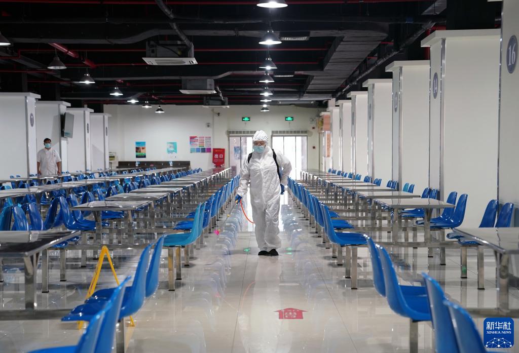 华东师范大学举行校园防疫演练