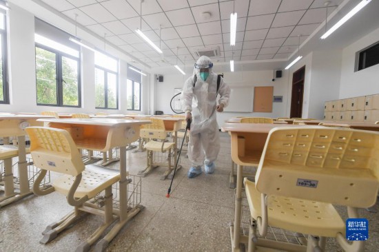 浙江嘉兴：校园多举措防控 保障秋季开学