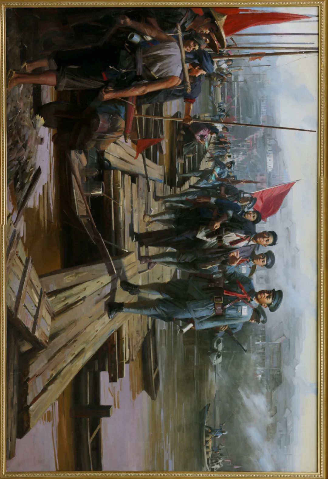 谁敢横刀立马，唯我彭大将军 |《美术经典中的党史》邀请您走近油画《平江起义》……