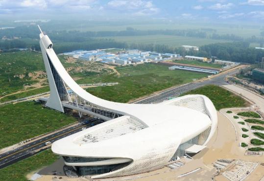 北京东部惊现奇葩建筑 外型酷似UFO(图)