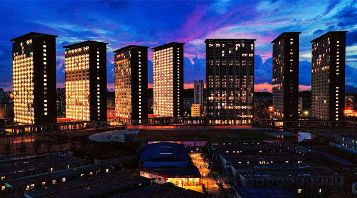 中山大学深圳建设工程项目全面启用_fororder_中山大学·深圳建设工程项目夜景（活动方供图）