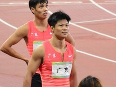 苏炳添200米接力摘银：希望坚持到下届全运会