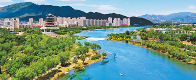 25年来—永定河北京段首次全线通水