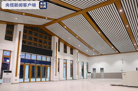 中老铁路嘎西站装饰装修完成 磨丁至万象线站房施工进入验收阶段