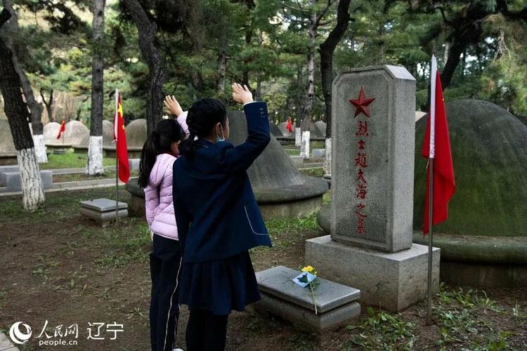 杨根思烈士墓前，多了一架“歼-15”…