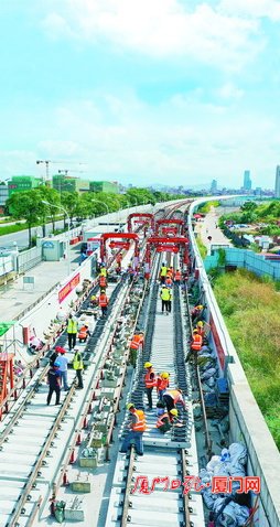 厦门地铁工程22个在建项目快速推进 确保如期完成全年目标