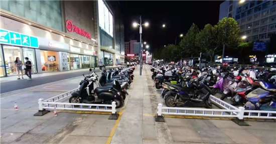 常州武进中心商圈设置专用停车场 非机动车实现有效停车_fororder_图片1