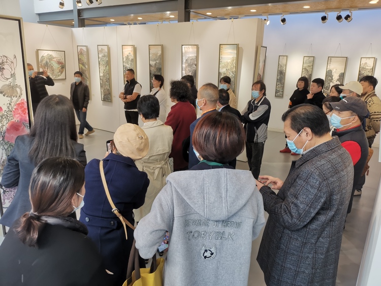 “一路呈雙”同攀艺术高峰 路晖、李双雄书画作品展宋庄启幕_fororder_25321634540890_.pic_hd