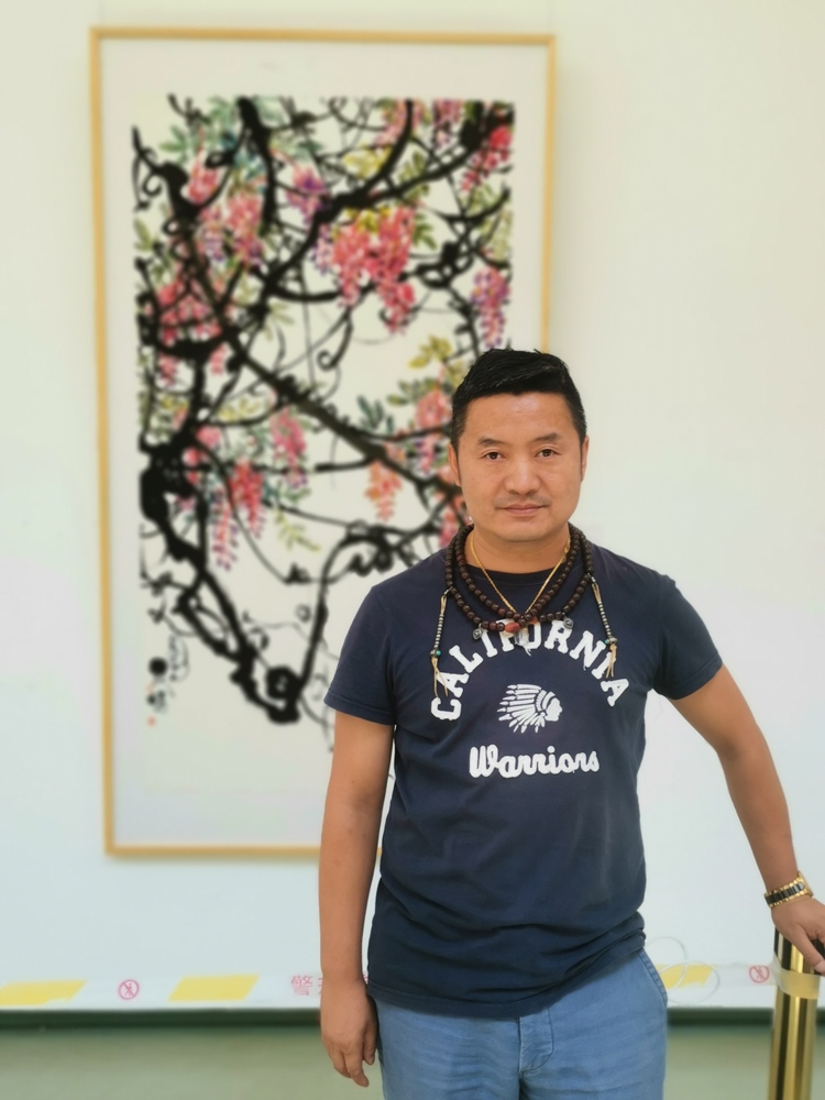 “一路呈雙”同攀艺术高峰 路晖、李双雄书画作品展宋庄启幕_fororder_25371634540998_.pic_hd