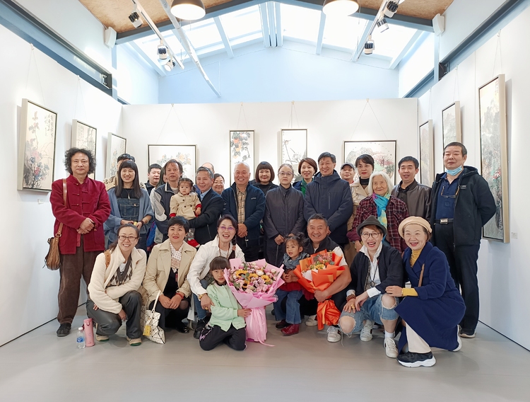 “一路呈雙”同攀艺术高峰 路晖、李双雄书画作品展宋庄启幕_fororder_25351634540903_.pic_hd