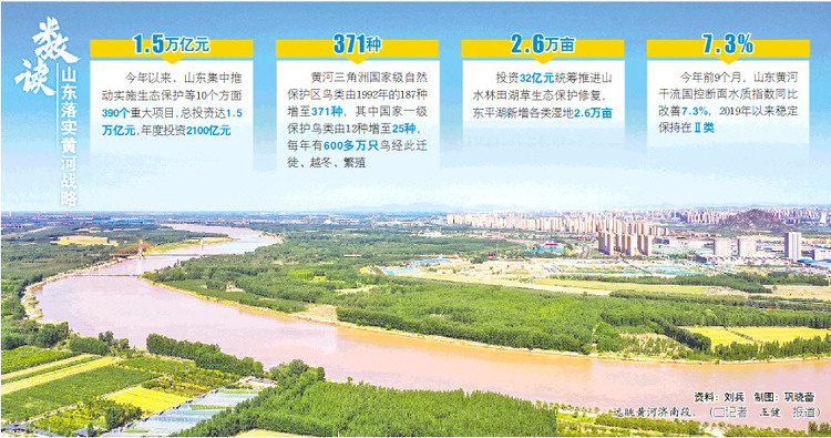 山东扎实推动黄河流域生态保护和高质量发展 建设造福人民的幸福河