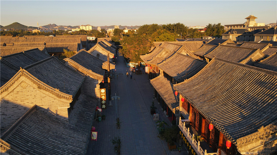 【原创】潍坊市青州市青州古城：历经千年 古朴之中散发浓厚文化气息_fororder_俯瞰青州古城