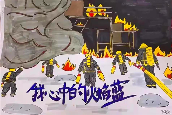 “火焰蓝”走进校园 西安航天基地开展消防安全教育活动_fororder_图片84