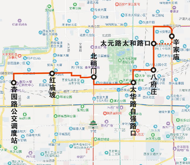 西安新开158路公交连接曲江和东二环 同时调整公交528路