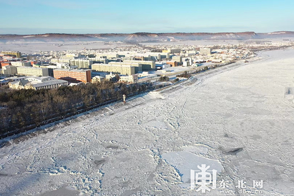 龙江冬日美 大雪瞰呼玛