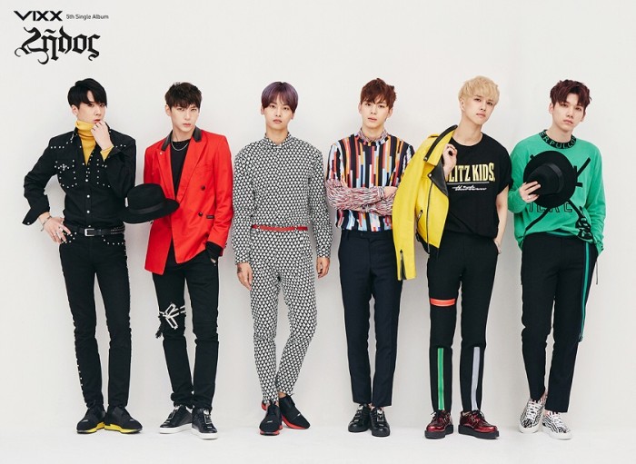 组合VIXX回归专辑主题画报公开 队长手上纹身抢镜